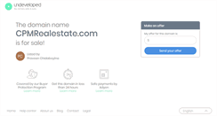 Desktop Screenshot of cpmrealestate.com